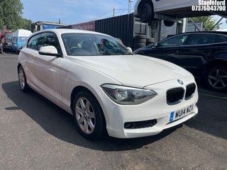 Location: Stapleford - 2014 BMW 114I ES 3 Door Hatchback REG: WU14WZX, Keys: Yes, MOT Expiry date: 23/04/2027, 1598 Petrol, 6 Speed Manual Petrol, Former Keepers: 2