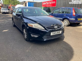 Location: Stapleford - 2011 FORD MONDEO ZETEC TDCI 140 5 Door Hatchback REG: SA11UKN, Keys: Yes, MOT Expiry date: 04/02/2026, 1997 Diesel, 6 Speed Manual Diesel, Former Keepers: 6