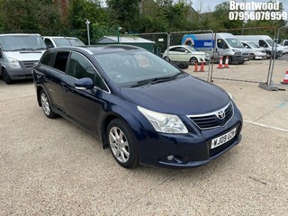 Location: Brentwood - 2009 TOYOTA AVENSIS TR VALVEMATIC Estate REG: WJ09UZM, Keys: No, MOT Expiry date: 26/10/2026, 1798 Petrol, 6 Speed Manual Petrol, Former Keepers: 11