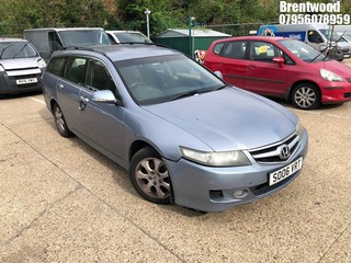 Location: Brentwood - 2006 HONDA ACCORD SPORT I-CTDI Estate REG: SO06VRT, Keys: No, MOT Expiry date: 16/10/2026, 2204 Diesel, 6 Speed Manual Diesel, Former Keepers: 6