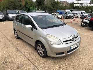 Location: Brentwood - 2005 TOYOTA COROLLA VERSO VVT-I T3 MPV REG: YA55FHH, Keys: No, MOT Expiry date: 11/07/2026, 1794 Petrol, 5 Speed Manual Petrol, Former Keepers: 7