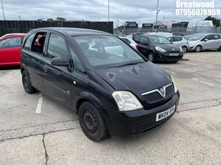 Location: Brentwood - 2004 VAUXHALL MERIVA LIFE SEMI-AUTO MPV REG: WK04VPA., Keys: No, MOT Expiry date: 11/07/2026, 1598 Petrol, 5 Speed Semi Auto Petrol, Former Keepers: 8