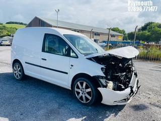Location: Plymouth - 2014 VOLKSWAGEN CADDY C20 STARTLINE TDI Panel Van REG: PN14YUB, Keys: No, MOT Expiry date: 10/12/2025, 1598 Diesel, 5 Speed Manual Diesel, Former Keepers: 1
