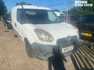Location: Mitcham - 2011 FIAT DOBLO 16V MULTIJET Panel Van REG: WR60UTU, Keys: No, MOT Expiry date: 23/06/2026, 1956 Diesel, 6 Speed Manual Diesel, Former Keepers: 4