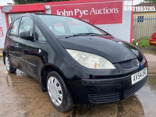 Location: Hull - 2004 MITSUBISHI COLT BLACK 5 Door Hatchback REG: AV54URD, Keys: No, MOT Expiry date: 23/01/2026, 1124 Petrol, 5 Speed Manual Petrol, Former Keepers: 4