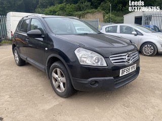 Location: Leeds - 2009 NISSAN QASHQAI VISIA + 2 DCI 5 Door Hatchback REG: BF59YPU, Keys: No, MOT Expiry date: 02-10-2026, 1461 Diesel, 6 Speed Manual Diesel, Former Keepers: 5