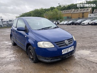 Location: Leeds - 2007 VOLKSWAGEN URBAN FOX 55 3 Door Hatchback REG: YT57YTC, Keys: No, MOT Expiry date: 24-04-2025, 1198 Petrol, 5 Speed Manual Petrol, Former Keepers: 9