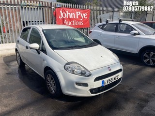 Location: Hayes - 2016 FIAT PUNTO POP + 5 Door Hatchback REG: LV66WCC, Keys: No, MOT Expiry date: 20/06/2026, 1242 Petrol, 5 Speed Manual Petrol, Former Keepers: 4