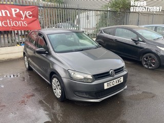 Location: Hayes - 2010 VOLKSWAGEN POLO S 60 5 Door Hatchback REG: RE10KWG, Keys: No, MOT Expiry date: 30/04/2026, 1198 Petrol, 5 Speed Manual Petrol, Former Keepers: 3