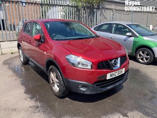 Location: Hayes - 2010 NISSAN QASHQAI ACENTA 5 Door Hatchback REG: NHZ6115, Keys: No, MOT Expiry date: 11/04/2026, 1598 Petrol, 5 Speed Manual Petrol, Former Keepers: 8