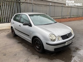 Location: Hayes - 2003 VOLKSWAGEN POLO E 5 Door Hatchback REG: EU03OGM, Keys: No, MOT Expiry date: 30/08/2025, 1198 Petrol, 5 Speed Manual Petrol, Former Keepers: 5