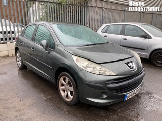 Location: Hayes - 2008 PEUGEOT 207 S 5 Door Hatchback REG: GP08URK, Keys: No, MOT Expiry date: 24/04/2026, 1397 Petrol, 5 Speed Manual Petrol, Former Keepers: 10
