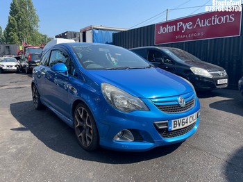 Location: Stapleford - 2014 VAUXHALL CORSA VXR 3 Door Hatchback REG: BV64CKJ, Keys: Yes, MOT Expiry date: 22/11/2025, 1598 Petrol, 6 Speed Manual Petrol, Former Keepers: 3