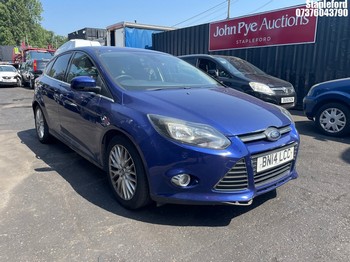 Location: Stapleford - 2014 FORD FOCUS ZETEC TDCI 5 Door Hatchback REG: BN14LCC, Keys: Yes, MOT Expiry date: 25/02/2027, 1560 Diesel, 6 Speed Manual Diesel, Former Keepers: 3