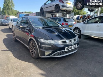 Location: Stapleford - 2006 HONDA CIVIC ES I-VTEC 5 Door Hatchback REG: NC06YUL, Keys: Yes, MOT Expiry date: 14/05/2027, 1799 Petrol, 6 Speed Manual Petrol, Former Keepers: 2