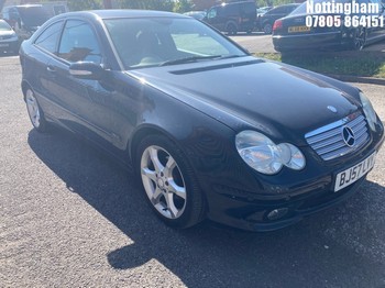 Location: Nottingham - 2007 MERCEDES C220 CDI SPORT EDITION A COUPE REG: BJ57LVY, 2149cc DIESEL, 5 SPEED AUTO DIESEL, Former Keepers: 2, Keys: Yes, MOT Expiry date: 11/05/2027