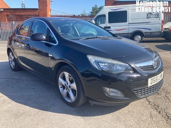 Location: Nottingham - 2011 VAUXHALL ASTRA SRI 5 DOOR HATCHBACK REG: DS61LWM, 1598cc PETROL, 5 SPEED MANUAL PETROL, Former Keepers: 5, Keys: Yes, MOT Expiry date: 05/06/2027