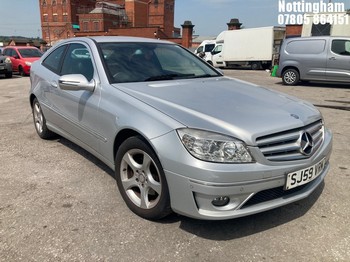 Location: Nottingham - 2009 MERCEDES-BENZ CLC200 KOMP SE AUTO COUPE REG: SJ59VRM, 1796cc PETROL, 5 SPEED AUTO PETROL, Former Keepers: 3, Keys: Yes, MOT Expiry date: 23/05/2026