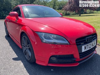 Location: Birmingham - 2012 AUDI TT S LINE BLACK ED TDI QU Coupe REG: MT12WJF, 1968cc Diesel, 6 Speed Auto Diesel, Former Keepers: 8, Keys: Yes, MOT Expiry date: 30/04/2027