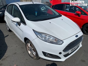 Location: BELVEDERE - 2014 FORD FIESTA ZETEC 5 DOOR HATCHBACK REG: YK14FDZ, 1242cc PETROL, 5 SPEED MANUAL PETROL, Former Keepers: 6, Keys: No, MOT: Expiry date28.02.2026