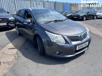 Location: BELVEDERE - 2010 TOYOTA AVENSIS T SPIRIT D-CAT A ESTATE REG: SO59XKA, 2231cc DIESEL, 6 SPEED AUTO DIESEL, Former Keepers: 2, Keys: No, MOT: Expiry date04/09/2026