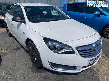 Location: Belvedere - 2014 VAUXHALL INSIGNIA DESIGN CDTI ECO 5 Door Hatchback REG: BD14RWO, Keys: No, MOT Expiry date: 24.05.2026, 1956 Diesel, 6 Speed Manual Diesel, Former Keepers: 9