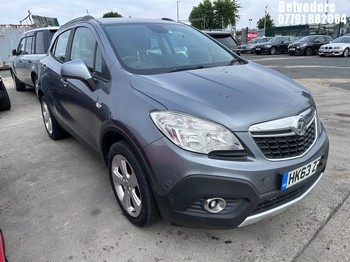 Location: Belvedere - 2014 VAUXHALL MOKKA EXCLUSIV TURBO S/S 5 Door Hatchback REG: HK63ZZG, Keys: No, MOT Expiry date: 12/07/2026, 1364 Petrol, 6 Speed Manual Petrol, Former Keepers: 3