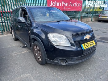 Location: Belvedere - 2011 CHEVROLET ORLANDO LS MPV REG: CE11XUA, Keys: No, MOT Expiry date: 03/11/2025, 1796 Petrol, 5 Speed Manual Petrol, Former Keepers: 4