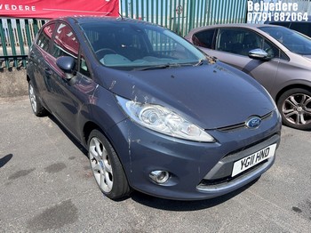 Location: Belvedere - 2011 FORD FIESTA TITANIUM TDCI 5 Door Hatchback REG: YG11HND, Keys: No, MOT Expiry date: 04/12/2025, 1560 Diesel, 5 Speed Manual Diesel, Former Keepers: 6