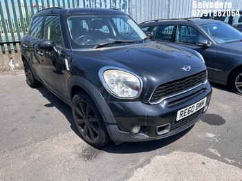 Location: Belvedere - 2010 MINI COUNTRYMAN COOPER S AUTO 5 Door Hatchback REG: RE60BWM, Keys: No, MOT Expiry date: 20/05/2026, 1598 Petrol, 6 Speed Auto Petrol, Former Keepers: 8