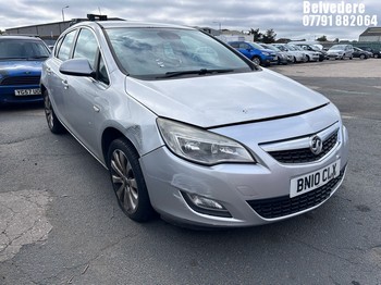 Location: Belvedere - 2010 VAUXHALL ASTRA ELITE AUTO 5 Door Hatchback REG: BN10CLX, Keys: No, MOT Expiry date: 22/02/2026, 1598 Petrol, 6 Speed Auto Petrol, Former Keepers: 8