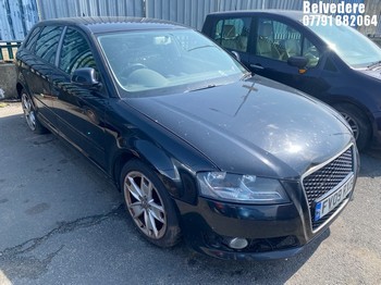 Location: Belvedere - 2009 AUDI A3 E SPORT TDI 5 Door Hatchback REG: FV09RXD, Keys: No, MOT Expiry date: 08.08.2025, 1896 Diesel, 5 Speed Manual Diesel, Former Keepers: 7