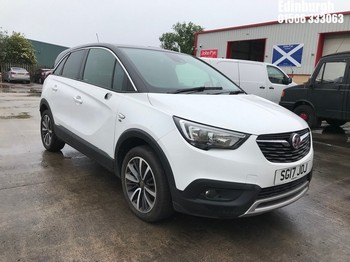 Location: Edinburgh - 2017 VAUXHALL CROSSLAND X ELITE ECOTEC 5 Door Hatchback REG: SG17JOJ, 1199cc Petrol, 5 Speed Manual Petrol, Former Keepers: 1, Keys: Yes, MOT Expiry date: 26/06/2026