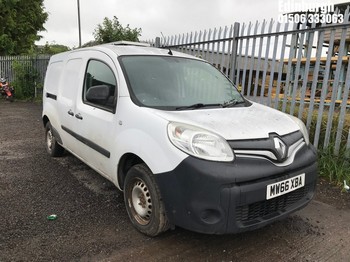 Location: Edinburgh - 2017 RENAULT KANGOO MAXI LL21 BUSINESS Panel Van REG: MW66XBA, Keys: No, MOT Expiry date: 25/03/2026, 1461 Diesel, 6 Speed Manual Diesel, Former Keepers: 3
