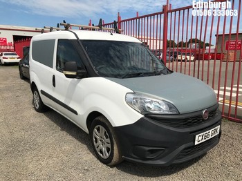 Location: Edinburgh - 2016 FIAT DOBLO 16V MULTIJET Panel Van REG: CX66GRK, Keys: No, MOT Expiry date: 15/12/2025, 1598 Diesel, 6 Speed Manual Diesel, Former Keepers: 5