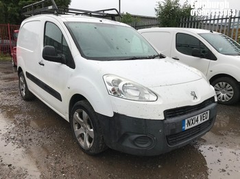 Location: Edinburgh - 2014 PEUGEOT PARTNER 850 S L1 HDI Panel Van REG: NX14VEO, Keys: No, MOT Expiry date: 26/02/2027, 1560 Diesel, 5 Speed Manual Diesel, Former Keepers: 5