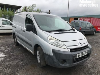 Location: Edinburgh - 2009 CITROEN DISPATCH 1000 HDI 90 SWB Panel Van REG: NA59LWV, Keys: No, MOT Expiry date: 25/02/2026, 1560 Diesel, 5 Speed Manual Diesel, Former Keepers: 7