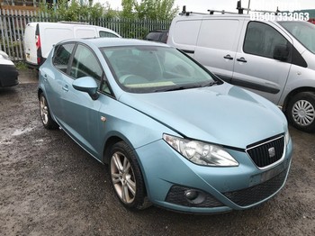 Location: Edinburgh - 2009 SEAT IBIZA CR SPORT TDI 5 Door Hatchback REG: JD04BOS, Keys: No, MOT Expiry date: 19/12/2025, 1598 Diesel, 5 Speed Manual Diesel, Former Keepers: 3