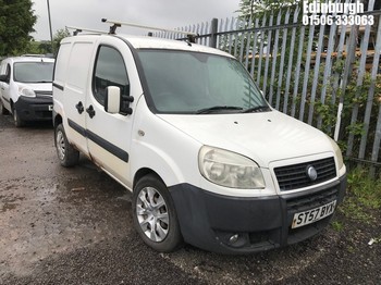 Location: Edinburgh - 2007 FIAT DOBLO CARGO M-JET SX 8V Panel Van REG: ST57BYX, Keys: No, MOT Expiry date: 22/11/2025, 1910 Diesel, 5 Speed Manual Diesel, Former Keepers: 7