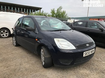 Location: Edinburgh - 2005 FORD FIESTA STYLE 3 Door Hatchback REG: SK55NUM, Keys: No, MOT Expiry date: 12/09/2025, 1242 Petrol, 5 Speed Manual Petrol, Former Keepers: 5
