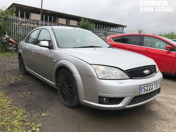 Location: Edinburgh - 2003 FORD MONDEO ST220 4 Door Saloon REG: S222TST, Keys: No, MOT Expiry date: 25/05/2025, 2967 Petrol, 5 Speed Manual Petrol, Former Keepers: 6
