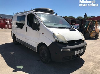 Location: Edinburgh - 2005 VAUXHALL VIVARO 2700 DTI SWB Panel Van REG: M13NLG, Keys: No, MOT Expiry date: 05/08/2025, 1870 Diesel, 5 Speed Manual Diesel, Former Keepers: 14