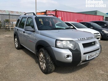 Location: Edinburgh - 2004 LAND ROVER FREELANDER TD4 SPORT S/W Estate REG: BD54HTX, Keys: No, MOT Expiry date: 29/11/2025, 1951 Diesel, 5 Speed Manual Diesel, Former Keepers: 8