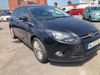 Location: Nottingham - 2012 FORD FOCUS ZETEC TURBO 5 Door Hatchback REG: ML12ETU, Keys: No, MOT Expiry date: 13/12/2025, 998 Petrol, 5 Speed Manual Petrol, Former Keepers: 5