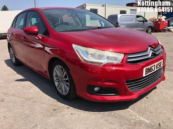 Location: Nottingham - 2013 CITROEN C4 VTR+ VTI AUTO 5 DOOR HATCHBACK REG: BN63KSE, 1598cc PETROL, 4 SPEED AUTO PETROL, Former Keepers: 8, Keys: Yes, MOT Expiry date: 08/10/2026