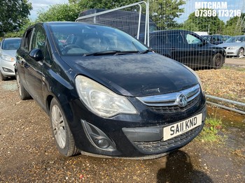 Location: Mitcham - 2011 VAUXHALL CORSA SE 5 Door Hatchback REG: SA11KND, Keys: No, MOT Expiry date: 30/04/2027, 1398 Petrol, 5 Speed Manual Petrol, Former Keepers: 6
