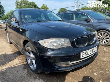 Location: Mitcham - 2009 BMW 116I EDITION ES 5 Door Hatchback REG: BK09KJX, Keys: No, MOT Expiry date: 23/10/2026, 1599 Petrol, 6 Speed Manual Petrol, Former Keepers: 8