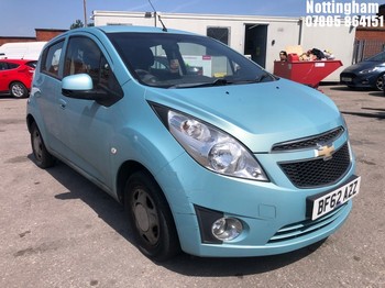 Location: Nottingham - 2012 CHEVROLET SPARK LS 5 Door Hatchback REG: BF62AZZ, Keys: No, MOT Expiry date: 05/09/2025, 1206 Petrol, 5 Speed Manual Petrol, Former Keepers: 4