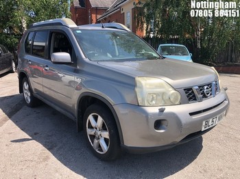 Location: Nottingham - 2008 NISSAN X-TRAIL AVENTURA EX X DCI Estate REG: BL57NNV, Keys: No, MOT Expiry date: 30/12/2026, 1995 Diesel, 6 Speed Manual Diesel, Former Keepers: 6