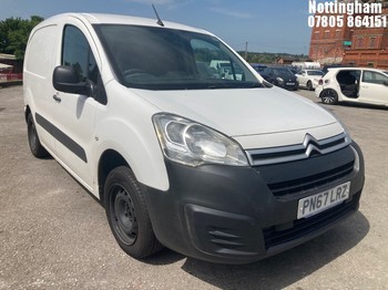 Location: Nottingham - 2017 CITROEN BERLINGO 625 EN-PRISE BLU Panel Van REG: PN67LRZ, Keys: No, MOT Expiry date: 07/09/2026, 1560 Diesel, 5 Speed Manual Diesel, Former Keepers: 1